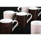 Konitz 100% Coffee White and Black (Set of 4)
