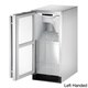 U-Line Clear/ Stainless Steel Outdoor Ice Machine 