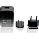 Iogear 1A USB Power Adapter w/US & EU Plugs