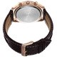August Steiner Men's Swiss Quartz Multifunction Genuine Leather Strap Watch