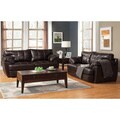 review detail Furniture of America Marzoni Contemporary Leatherette 2-piece Sofa Set
