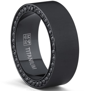 titanium wedding band and ring