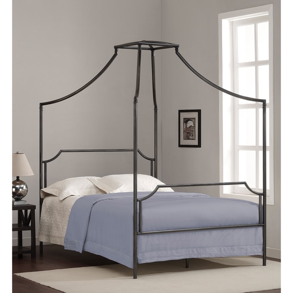 Bailey Charcoal Full-size Canopy Bed Frame - Overstock Shopping ...