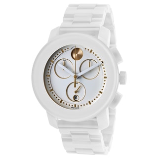 Movado Bold 3600187 Chronograph White Ceramic Watch