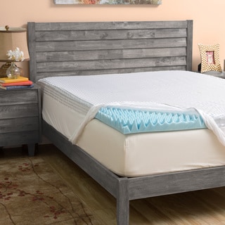 Great Prices Grande Hotel Collection 4-inch Highloft Supreme Gel Memory Foam Mattress Topper with Polysilk Cover