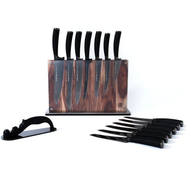Schmidt Brothers Cutlery STIGB15 Titan 15-piece Full Knife Set