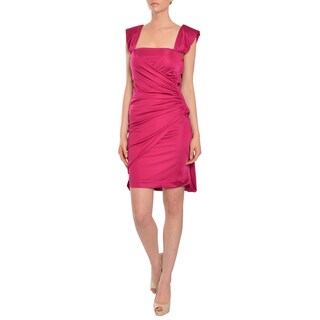 Emanuel Ungaro Women's Fitted Sheath Knit Cocktail Evening Dress-Image