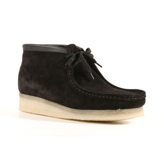 Now Sale Clarks Men's Wallabee Black Suede Ankle Boots