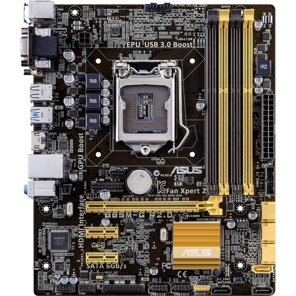 Asus B85M-G R2.0 Desktop Motherboard - Intel B85 Express Chipset - So