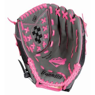 Franklin Sports Windmill Series 13-inch Gray/ Pink Right Handed Thrower Softball Glove-Image