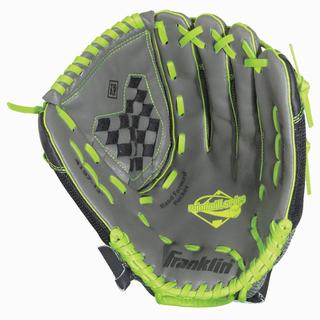 Franklin Sports Windmill Series 11-inch Grey/ Lime Right Handed Thrower Softball Glove-Image