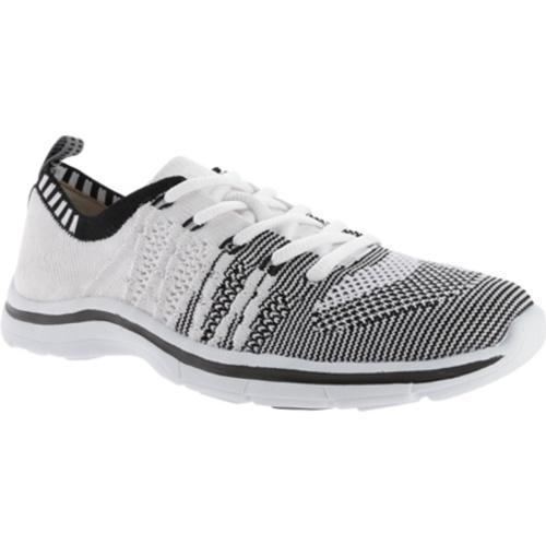 Women's Anne Klein Weekend Sneaker White/Black Multi Fabric