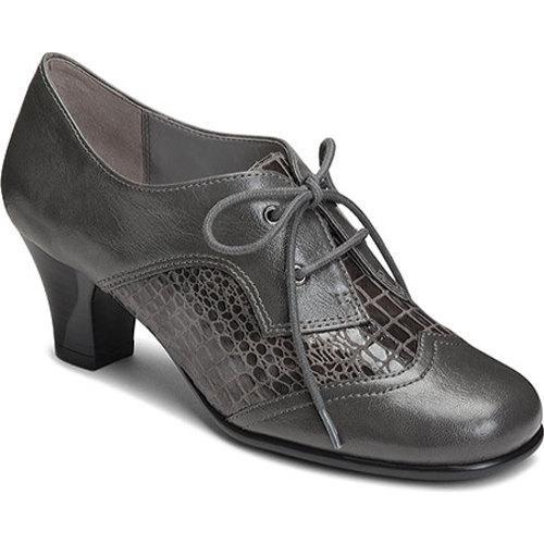 Women's Aerosoles Aristocrat Grey Croco Fabric/Faux Leather