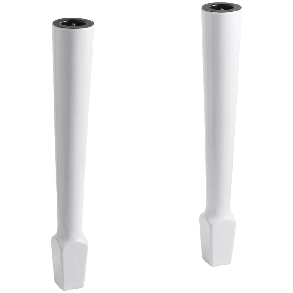 Kohler Harborview 26-1/2 inch Fireclay White Legs (2-Pack)