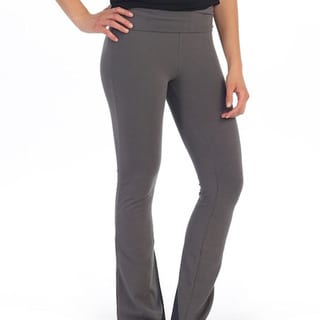 Hadari Women's Basic Grey Yoga Pants-Image