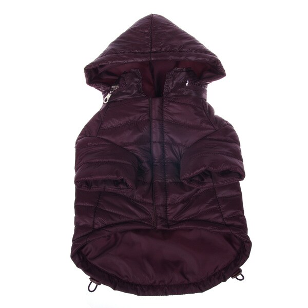 Pet Life Adjustable 'Sporty Avalanche' Brown Pet Coat