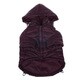 Pet Life Adjustable 'Sporty Avalanche' Brown Pet Coat