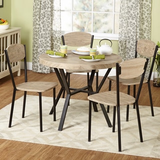 Find Shop Simple Living Piazza Natural/ Black Contemporary 5-piece Dining Set
