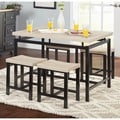 Simple Living Delano Two-tone 5-piece Dining Set