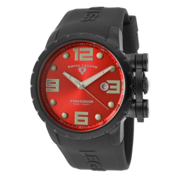 Swiss Legend Men's Ambassador Red Watch SL-30021-BB-05