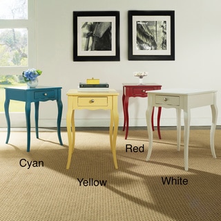 Find Shop INSPIRE Q Shemar 1-drawer Flared Legs Accent Side Table