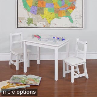 Save Price 3 piece Children's Table and Chair Set with Reversible Top