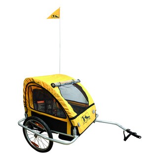 Foldable Bicycle Trailer with Suspension-Image