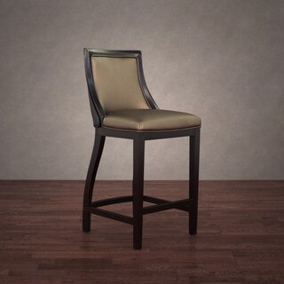 Cheap Park Avenue Black Croco and Bronze Leather Counter Stool