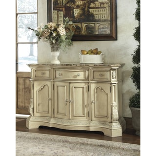 Save Price Signature Desgin by Ashley Ortanique White Dining Room Server