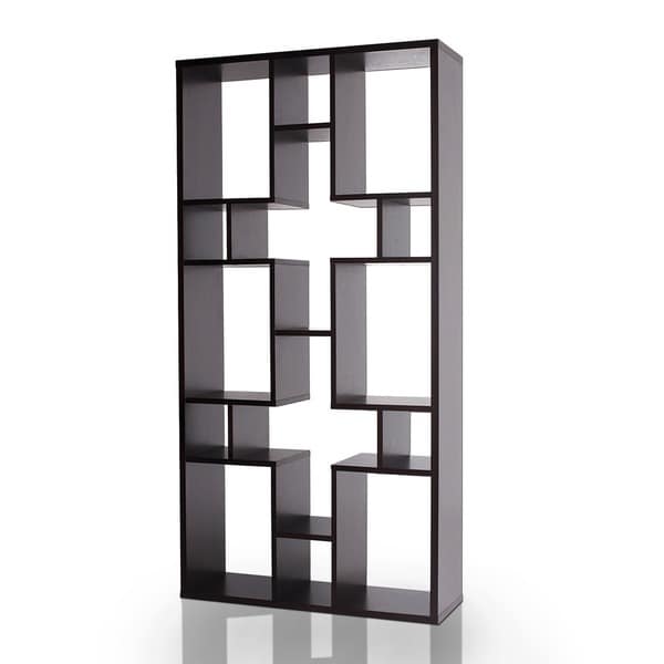 Furniture of America Austin Unique Contouring Bookcase / Display Stand