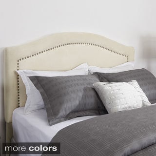 Big Save Addison Nailhead Trim Upholstered Headboard