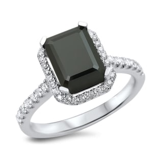 black diamond engagement rings