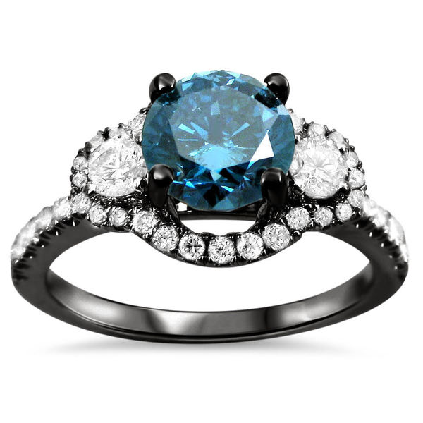 عکس+کس+و+گیر Pics Photos - 14k Gold And Black Rhodium 9 1 10ct Tdw Black Diamond ...