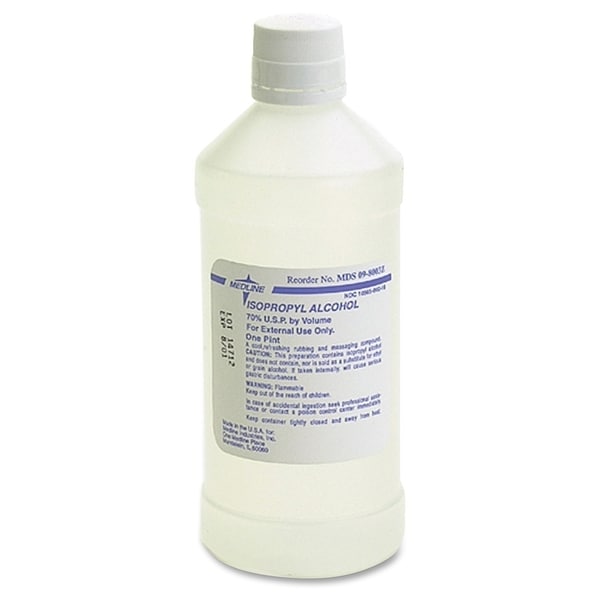 Medline 70percent Isopropyl Rubbing Alcohol 16ounce Bottle (Case of