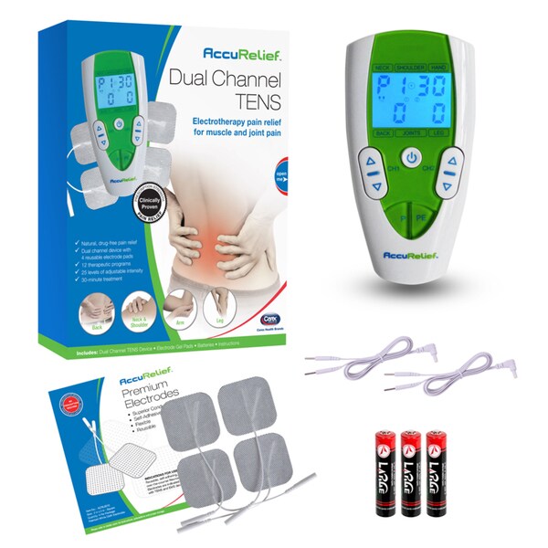 1Cheap AccuRelief Dual Channel TENS Electrotherapy Pain Relief