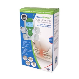 AccuRelief Dual Channel TENS Electrotherapy Pain Relief Unit