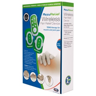 AccuRelief Wireless Remote Control TENS Electrotherapy Pain Relief Unit