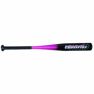 Franklin Sports Black/ Pink 25-inch Youth Crossfire Aluminum Tee-ball Bat-Image