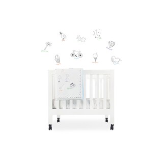 Babyletto Fitted Mini Crib Sheet in Alphabets-Image