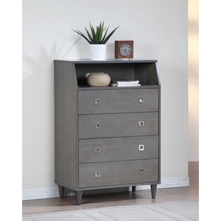 Great Prices Marley Light Charcoal Grey 4-drawer Chest