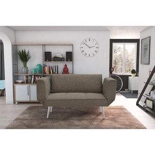 Low Price DHP Euro Futon Sofa Bed with Magazine Storage