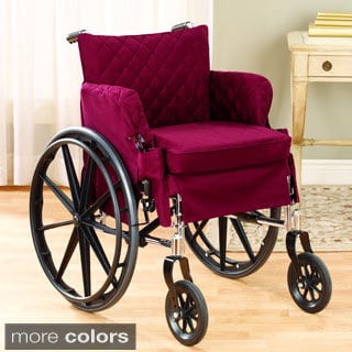 Sure Fit Twill Supreme Desk Wheel Chair Cover for 18 x 18-inch Seat-Image