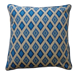 Moroccan Outdoor Blue Decorative Pillow - 13266616 - Overstock.com Shopping - The Best Prices on ...