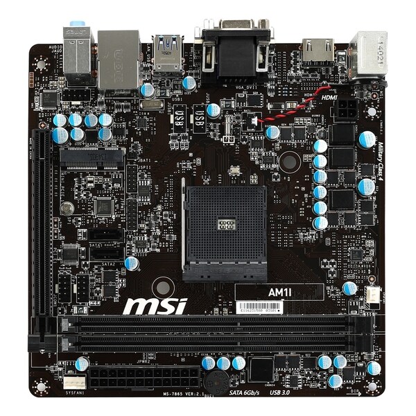 MSI AM1I Desktop Motherboard - AMD Chipset - Socket AM1