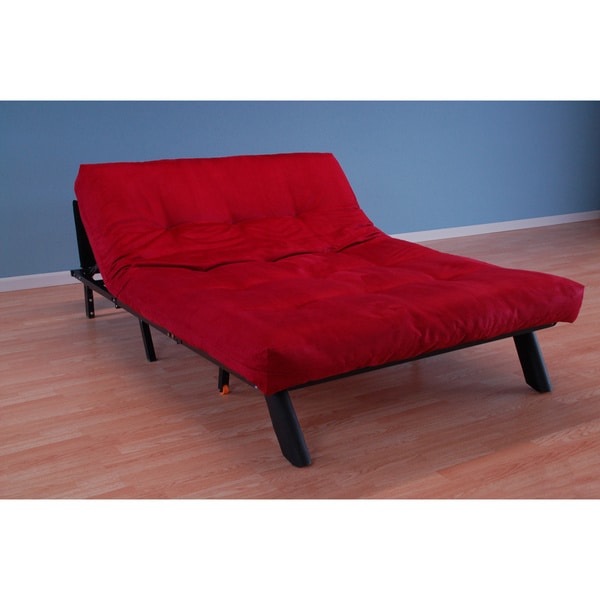 Christopher Knight Home Elroy Red Suede Futon