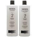 Nioxin System 2 Cleanser & Scalp Therapy Liter Duo