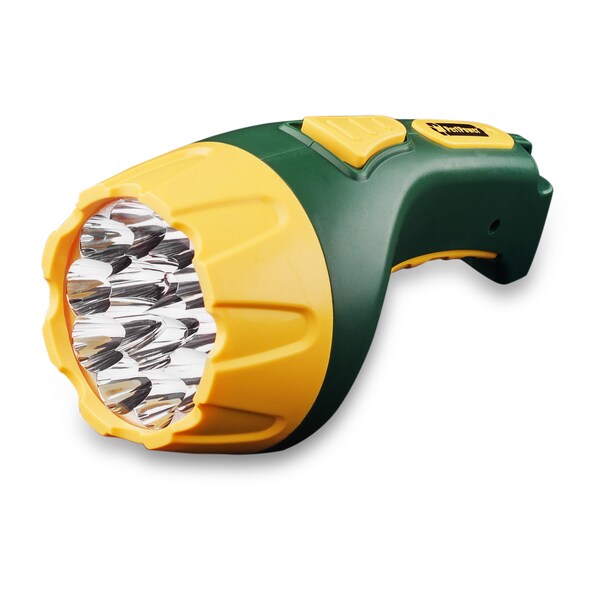 Go Green Powerful 15 LED Plugin Rechargeable Flashlight