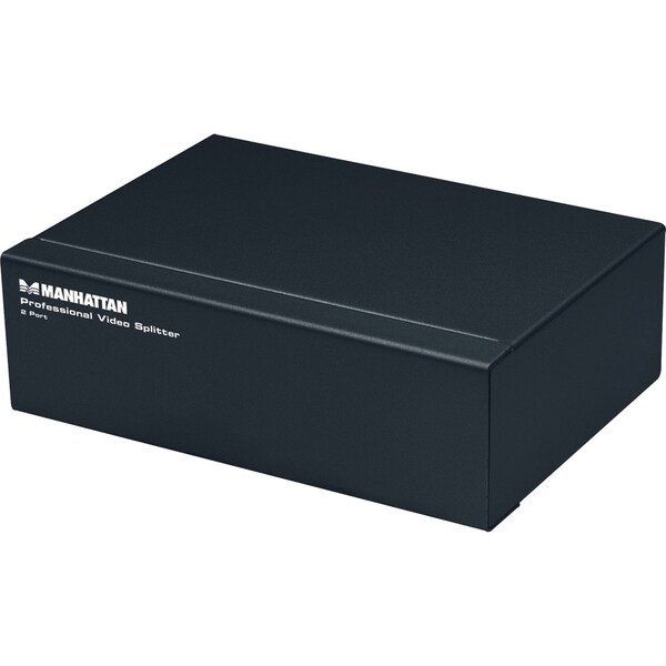Manhattan 2-Port Professional Video Splitter - VGA, SVGA, MultiSync