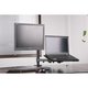 Mount-It! Single Laptop Notebook Desk Mount/Stand with Fully Adjustable Extension Arms and Clamp (Laptop + Monitor)