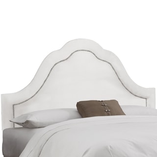 Special Offers Made to Order High Arch White Headboard with Nails
